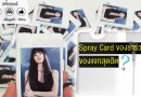 Spray Card ของชำร่วย alcohol